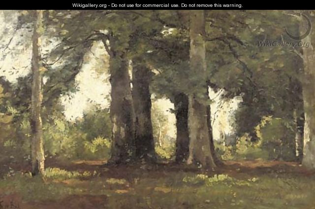 A forest - Theophile Emile Achille De Bock