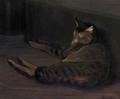 Chat dormant - Theophile Alexandre Steinlen