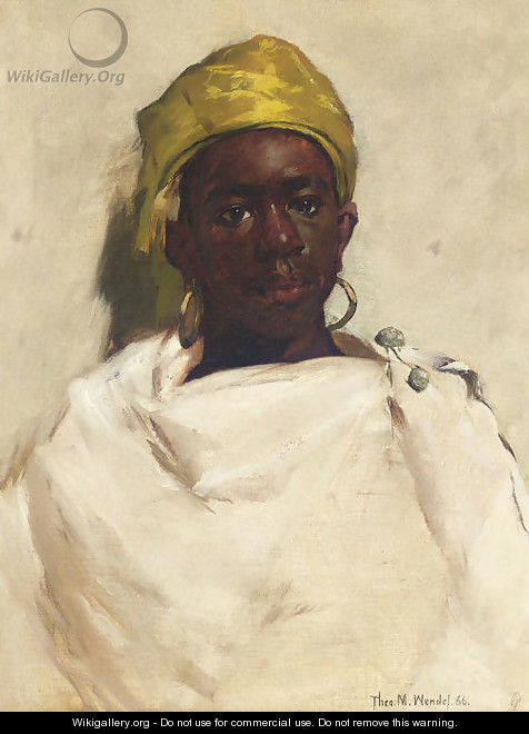 Portrait of a Moroccan Youth - Theodore Wendel