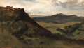 Vue de montagne, Auvergne - Theodore Rousseau