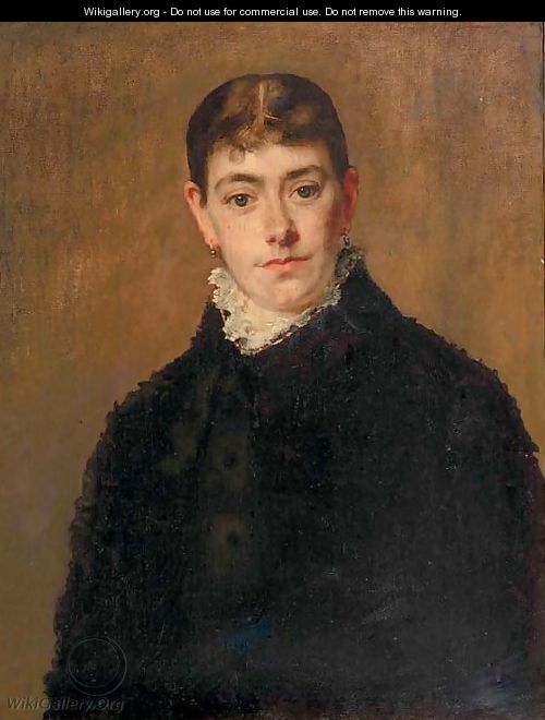 Portrait of Augusta Catherina Marie Jeanne Cramay (1850-1892) - Thérèse Schwartze