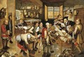 The collector of tithes - (after) Pieter The Younger Brueghel