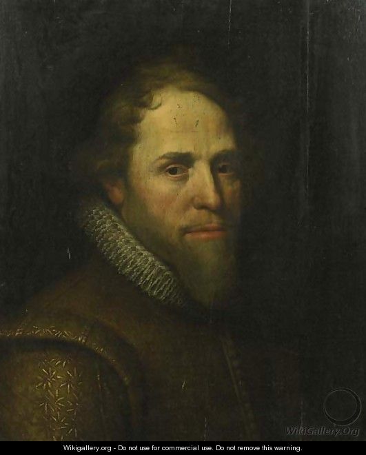 Portrait of Maurice of Nassau, Prince of Orange (1567-1625) - (after) Michiel Jansz. Van Miereveld