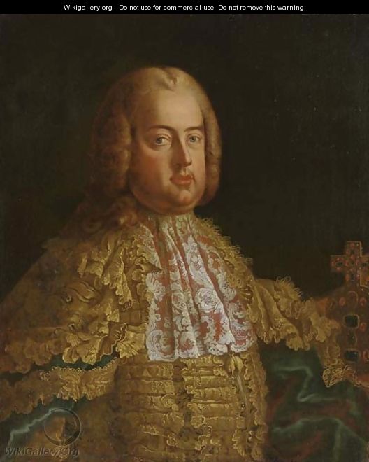 Portrait of Emperor Francis I of Austria - (after) Martin Van, II Meytens