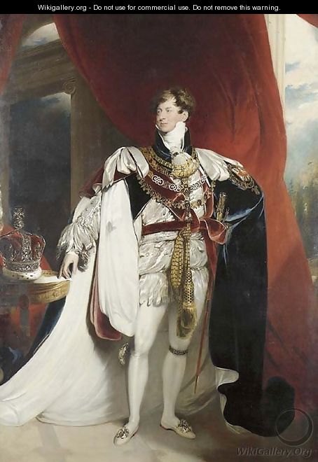 Portrait of King George IV (1762-1830) - (after) Lawrence, Sir Thomas