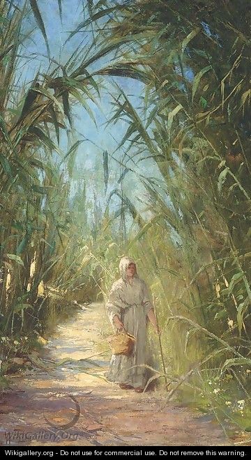 A woman in a South American sugar plantation - Theodor Ohlsen