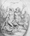A Centaur and a Nereid with Tritons, a Putto and a Dolphin - Taddeo Zuccaro