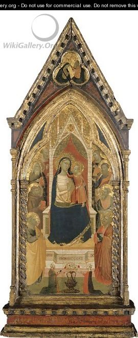 Madonna and Child with Saint Peter - Taddeo Gaddi