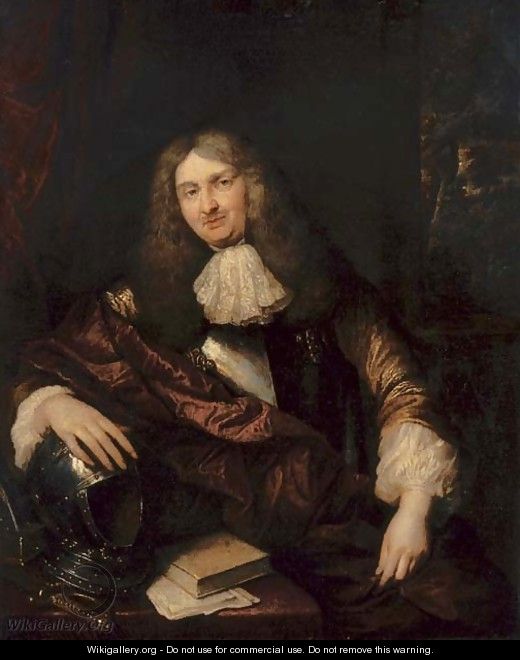 Portrait of Adolf Hendrik van Raesfelt - (after) Caspar Netscher