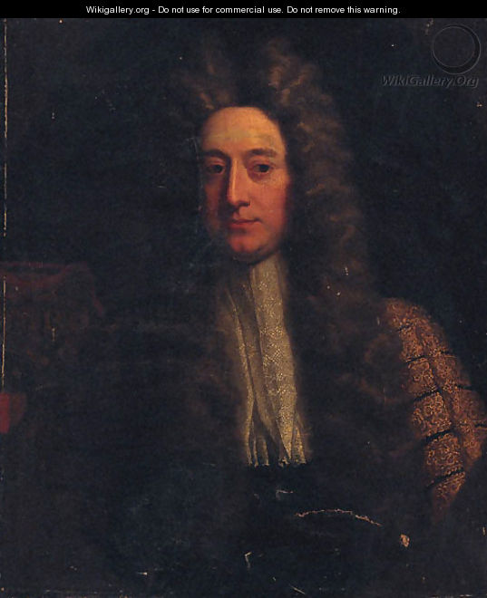 Portrait of Lord Chancellor William Cowper (d.1723) - (after) Richardson. Jonathan