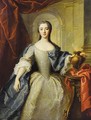 Portrait of a lady, said to be Princess Charlotte-Louise de Rohan-Guemenee (born 1722), as a Vestal Virgin - (after) Jean-Marc Nattier