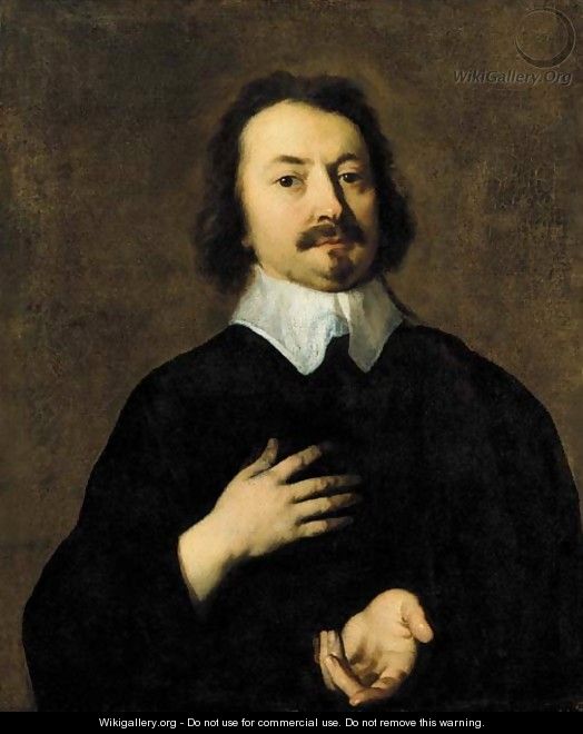 Portrait of a gentleman, said to be Evangelista Torricelli (1608-1647) - Sir Peter Lely