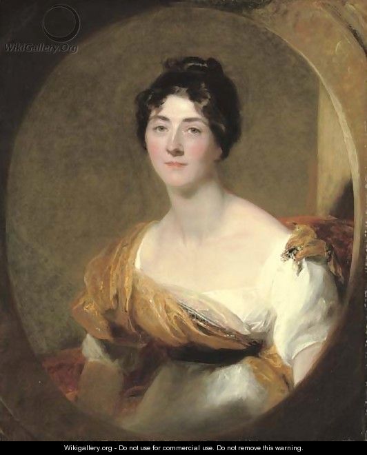 Portrait of a lady, probably Lucy Meredith, the artist