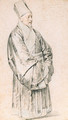 Portrait of Nicolas Trigault S.J. in Chinese costume - Peter Paul Rubens
