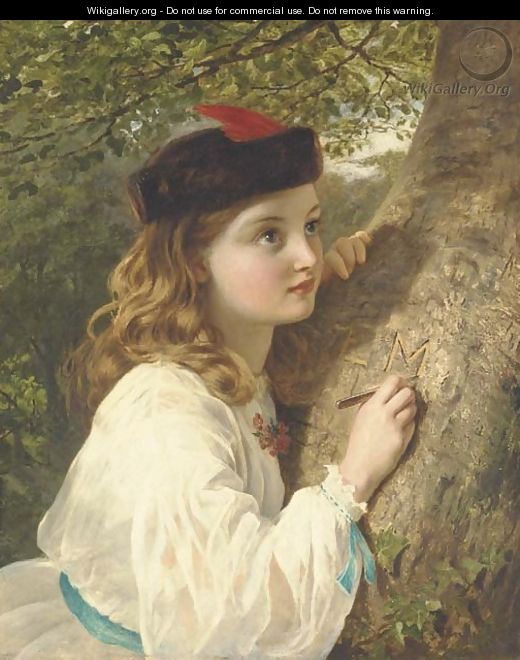 The initials - Sophie Gengembre Anderson