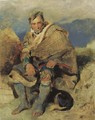 A highland shepherd - a sketch - Sir Edwin Henry Landseer