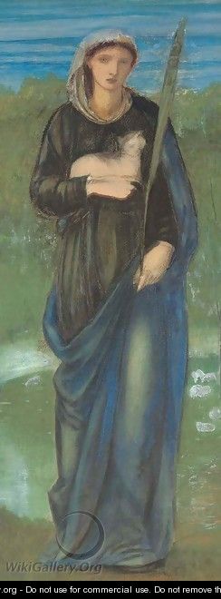 St Agnes 2 - Sir Edward Coley Burne-Jones