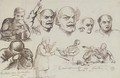 Studies made at the General Court of the Equitable Society on the 18th and 20th December, 1849 (one illustrated) - Sir George Hayter