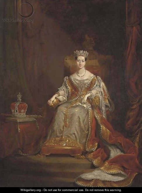 Portrait of Queen Victoria (1819-1901) - Sir George Hayter