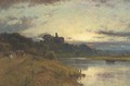 Warkworth Castle, Northumberland - Ernest Albert Waterlow