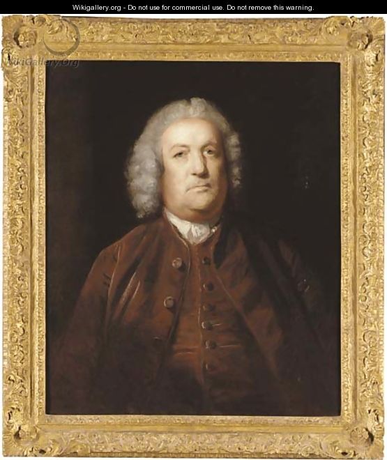 Portrait of a gentleman, traditionally identified as Mr. Mangles - Sir Joshua Reynolds