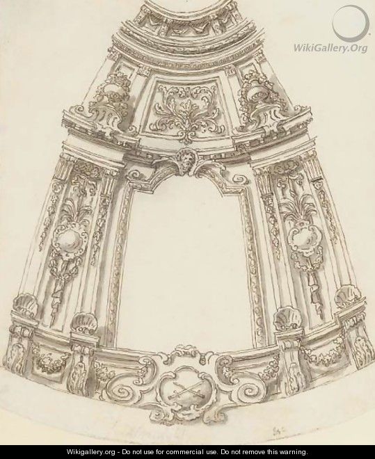 Design for a rotunda - Sir James Thornhill