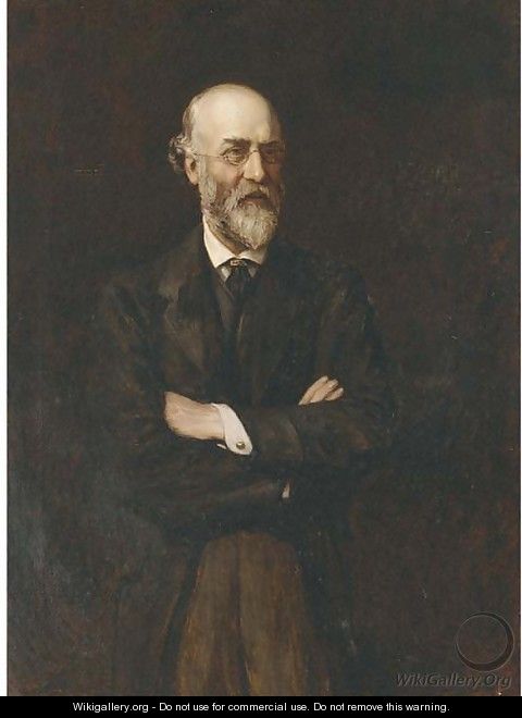 Portrait of a gentleman - Sir Hubert von Herkomer