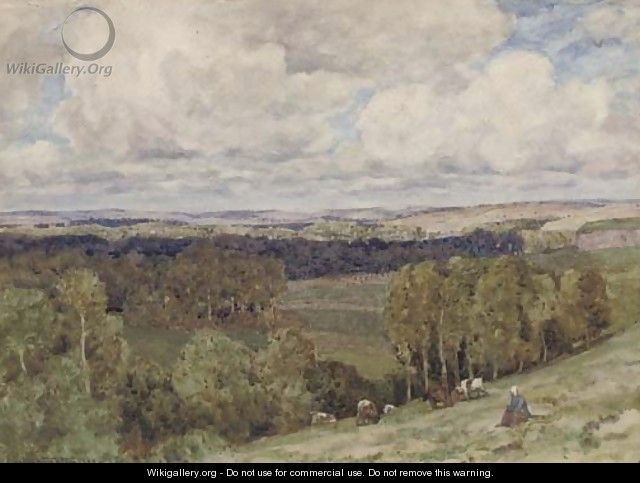 The valley, Montreuil - Herbert Hughes Stanton