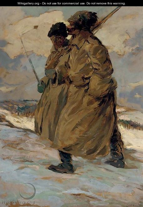 Two Soldiers - Sergey Arsenievich Vinogradov