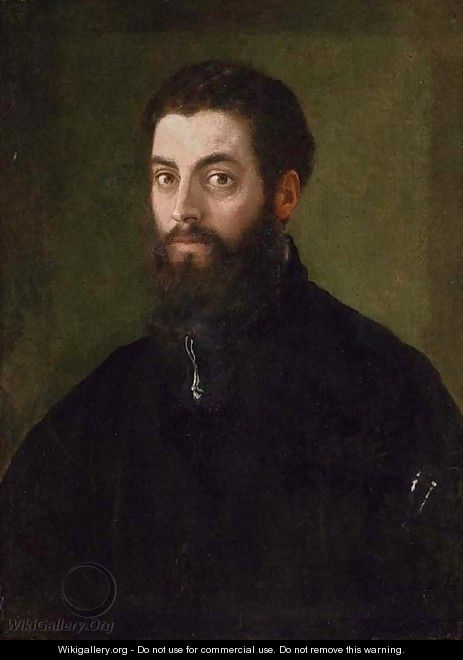 Portrait of a man, traditionally identifed as Federico Gonzaga, Duke of Mantua (1500-1540), half-length, in a black coat - Sebastiano Del Piombo (Luciani)