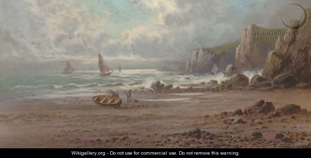 Fisherfolk on a beach - Sidney Yates Johnson