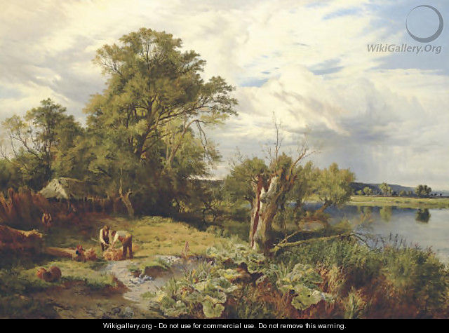 The Thames, near Pangbourne - Sidney Richard Percy