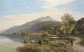 A Lake in Wales - Sidney Richard Percy