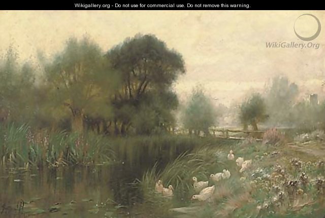 Ducks on a river - Sidney Pike