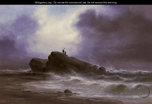 Out on the rocks, the tide receding - S.L. Kilpack