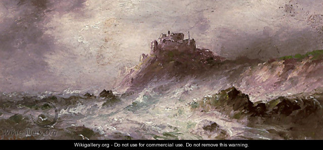 A stormy day, Gorey Castle - S.L. Kilpack