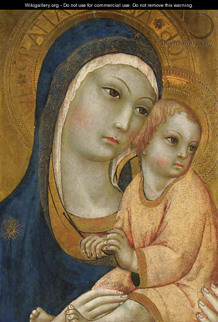 The Madonna and Child - Sano Di Pietro