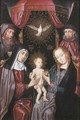 The Holy Family with Saint Joachim and Saint Anne - School Of Ghent