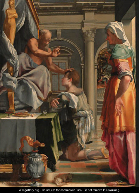 Isaac blessing Jacob - Mirabello Cavalori (Salincorno)