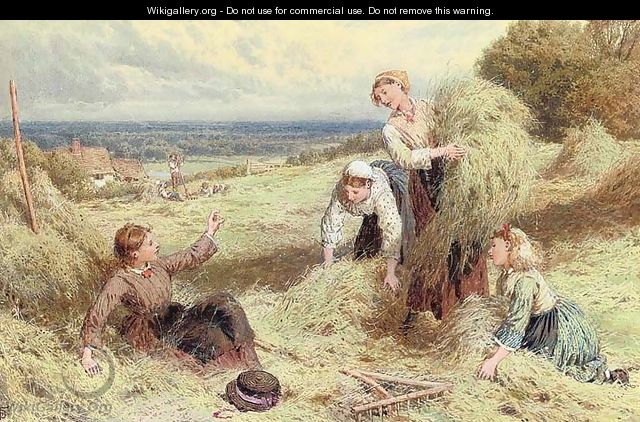 The young harvesters - Myles Birket Foster