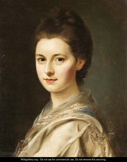 Portrait of a woman - Nathaniel Hone