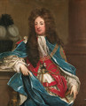 Portrait of a Gentleman, traditionally identified as William Bentinck, 1st Earl of Portland (1649-1709), three-quarter-length, in Garter robes - Michael Dahl