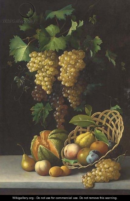 A cornucopia of fruit - Michaelangelo Meucci