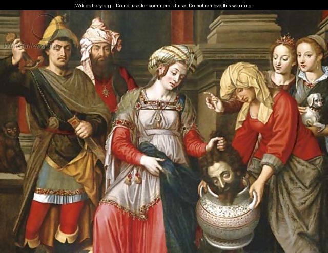 Queen Tomyris with the head of Cyrus - Michiel Van Coxcie
