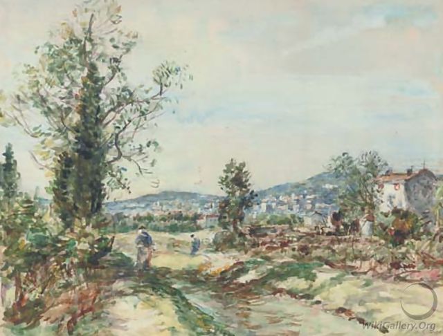 The canal, Antibes - William Mark Fisher