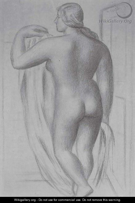 Standing female nude - Mark Gertler
