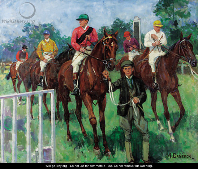 Hurst Park Races, Middlesex - Mary Cameron