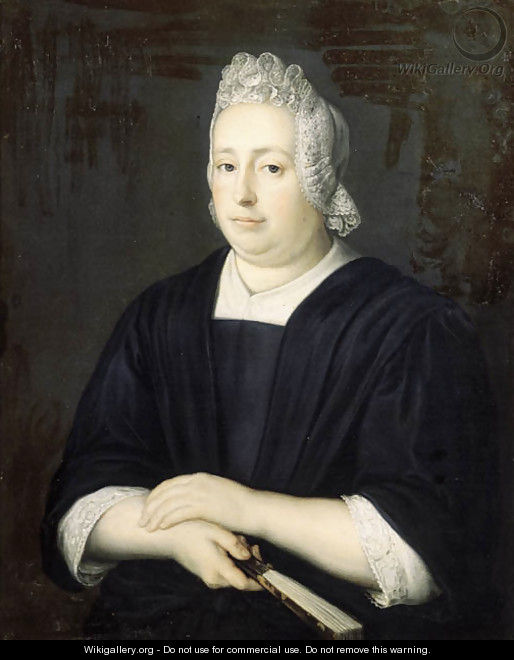Portrait of a lady - Martinus De La Court