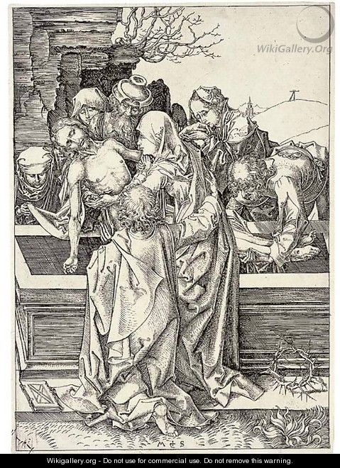 The Entombment - Martin Schongauer