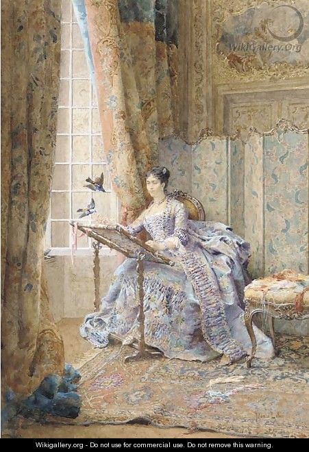 The feathered visitors - Maurice Leloir